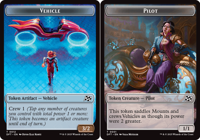 Vehicle // Pilot Double-Sided Token